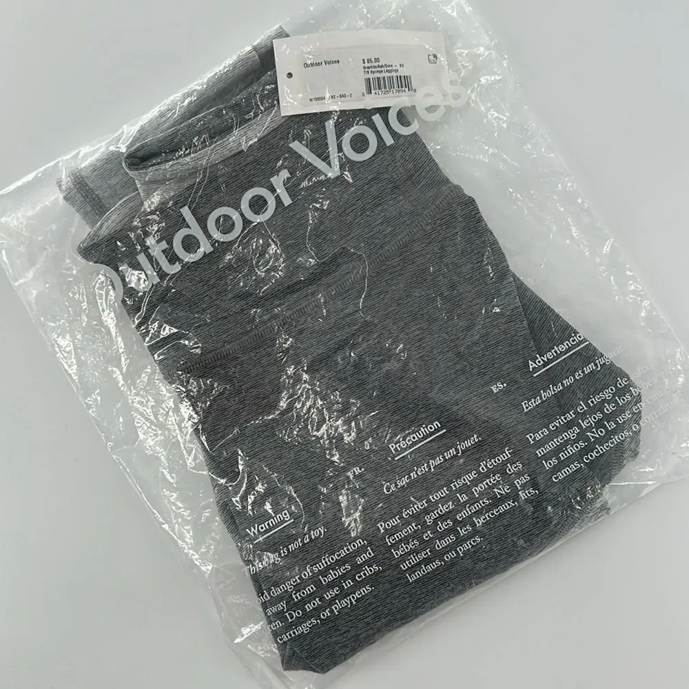 Outdoor Voices 7/8 Springs Legging In Ash Dove Graphite Size XS - Picture 2 of 5